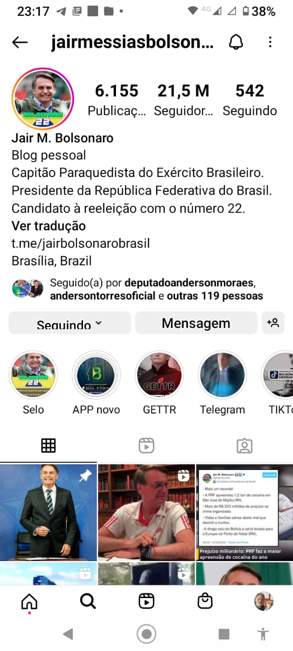 Capitão Bolsonaro Perfil do Capitão Bolsonaro
